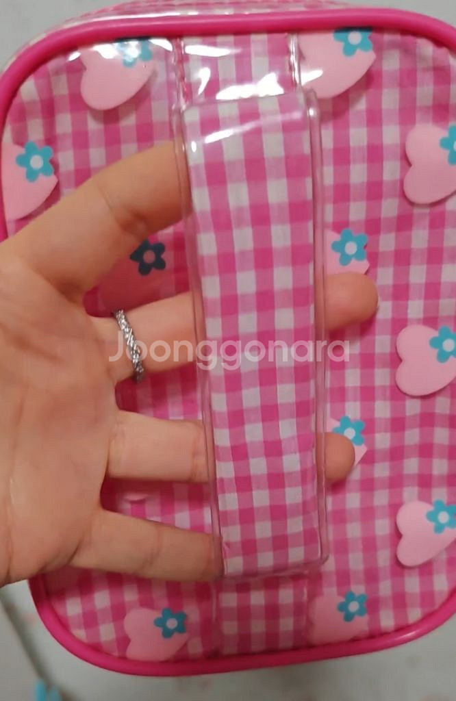 고전 키티 PVC 파우치 보관 수납 정리 가방--1