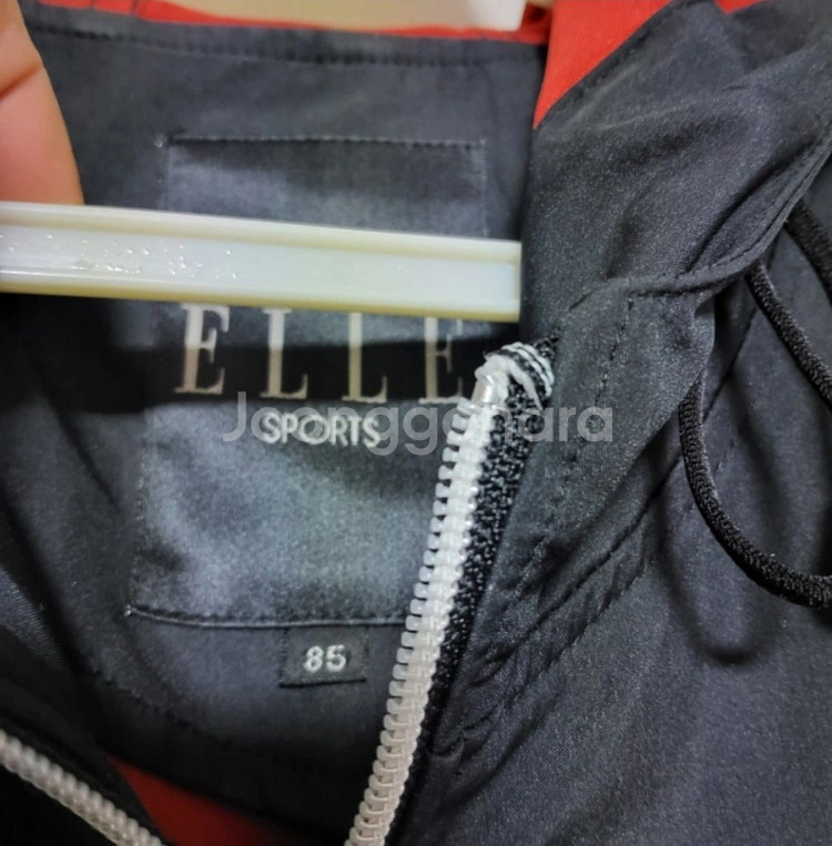 ELLE 여성 야상 후드 집업 여자 바람막이 85 55--2