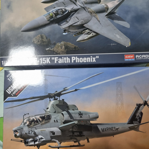 아카데미 F-15K, AH-1Z 조립키트 2종