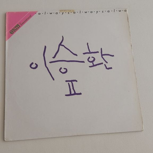 이승환 2집 lp 바이닐