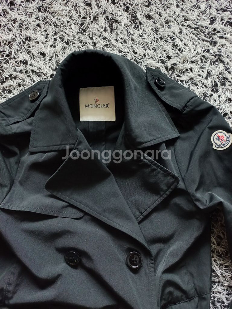 몽클레어 트렌치코트 바람막이 정품!여자1사이즈!--2