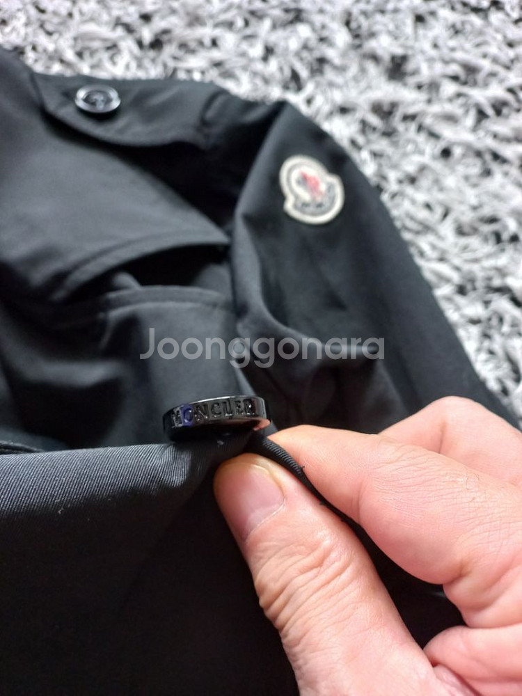 몽클레어 트렌치코트 바람막이 정품!여자1사이즈!--5