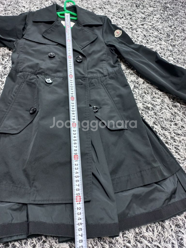 몽클레어 트렌치코트 바람막이 정품!여자1사이즈!--8