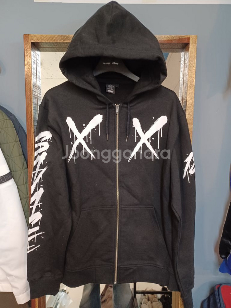 hfdd 프린팅 후드집업 xl--0