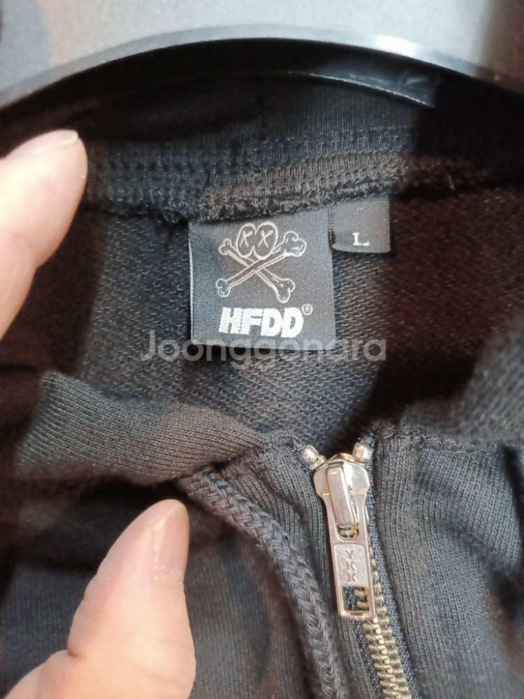 hfdd 프린팅 후드집업 xl--3
