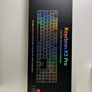 Keychron K5 Pro 적축 RGB 기계식 키보드