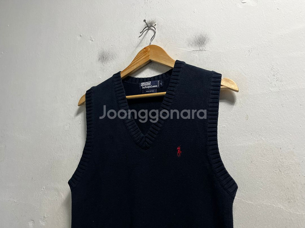 95-100 폴로랄프로렌 올드스쿨 스판 니트조끼--1