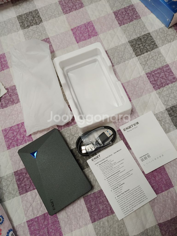 초 대용량 1TB 휴대용 외장 하드 드라이브 ㅡ 새제품--1