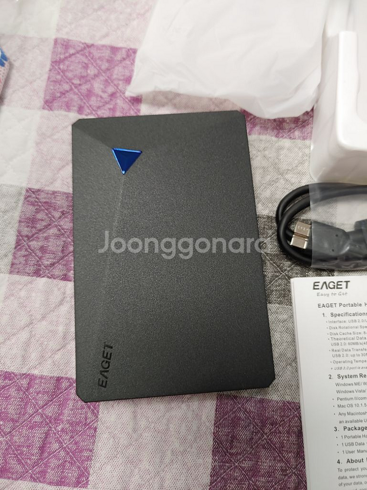 초 대용량 1TB 휴대용 외장 하드 드라이브 ㅡ 새제품--2