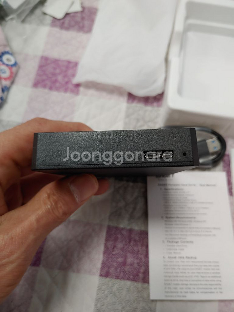 초 대용량 1TB 휴대용 외장 하드 드라이브 ㅡ 새제품--4