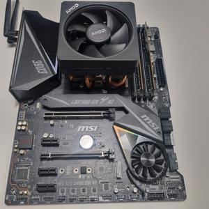 msi x570 edge amd3600xt 등 반본체