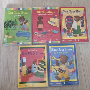 Petit Ours Rrun 프랑스어 동화 DVD 5개