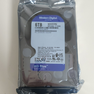 (미사용) WD Blue 6TB(6테라) 하드디스크