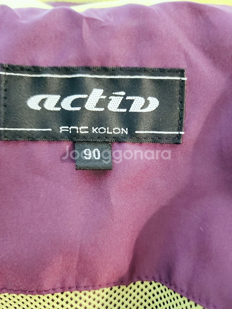 새상품 여성용) 코오롱 바람막이 90--6