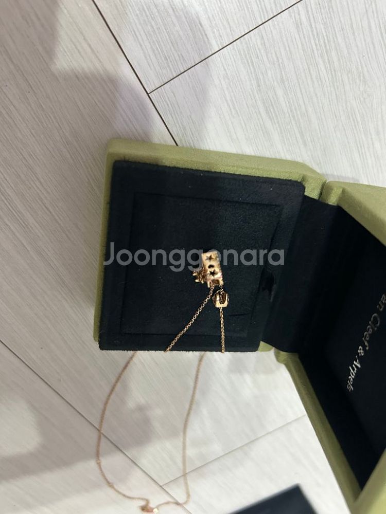 폴리폴리 10k 로즈골드 목걸이--5