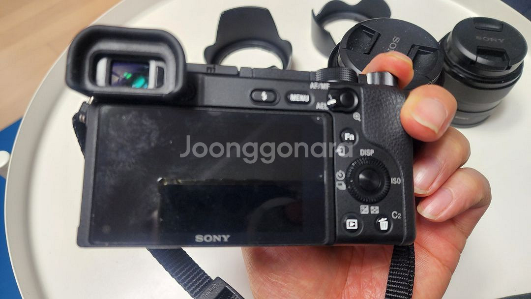 소니 a6400 미러리스 카메라 18-135 렌즈--2