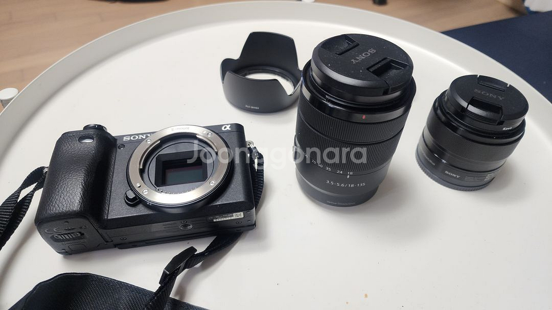 소니 a6400 미러리스 카메라 18-135 렌즈--3