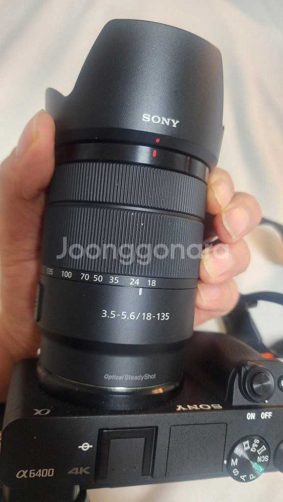 소니 a6400 미러리스 카메라 18-135 렌즈--7