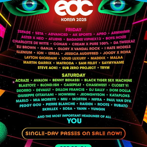 2025 EDC KOREA 티켓 GA 양일 2장 판매