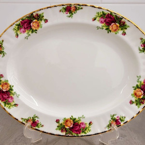 로얄알버트 황실장미 35센치 타원스테이크