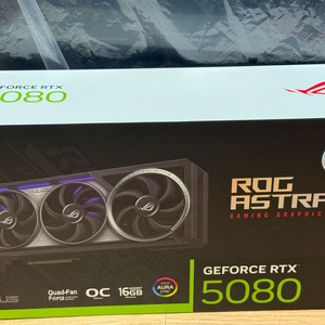 RTX5080 아스트랄 미개봉 새제품 팝니다.