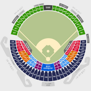 개막전 3월 22일 LG 롯데 3루 1층 블루석
