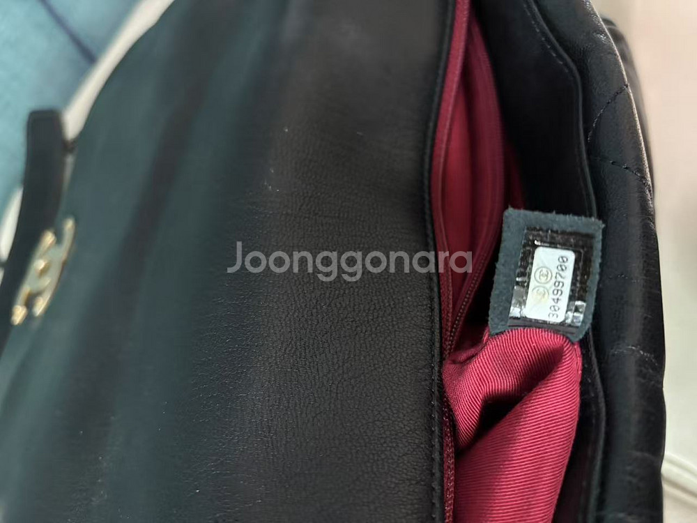 샤넬 19 미디움 램스킨 체인백 블랙 | 명품 데일리백--8