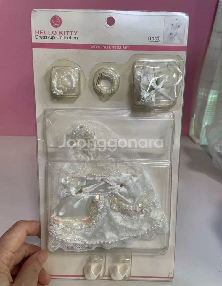 고전 키티 드레스업 드업키 웨딩 신부 드레스 의상 옷--0
