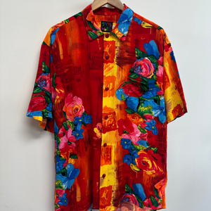 90s james world hawiian shirts