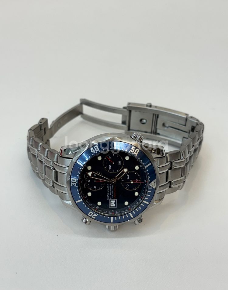 오메가 씨마스터 300청판 크로노블루 오토메틱 41mm--2