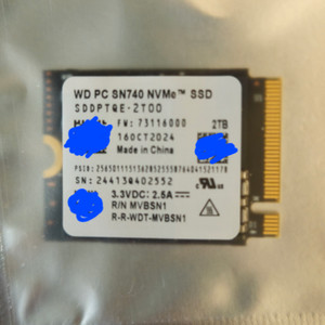 (미개봉) SN740 2TB SSD