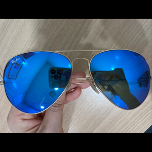 레이밴 에비에이터 라지 메탈 RB 선글라스 112/17