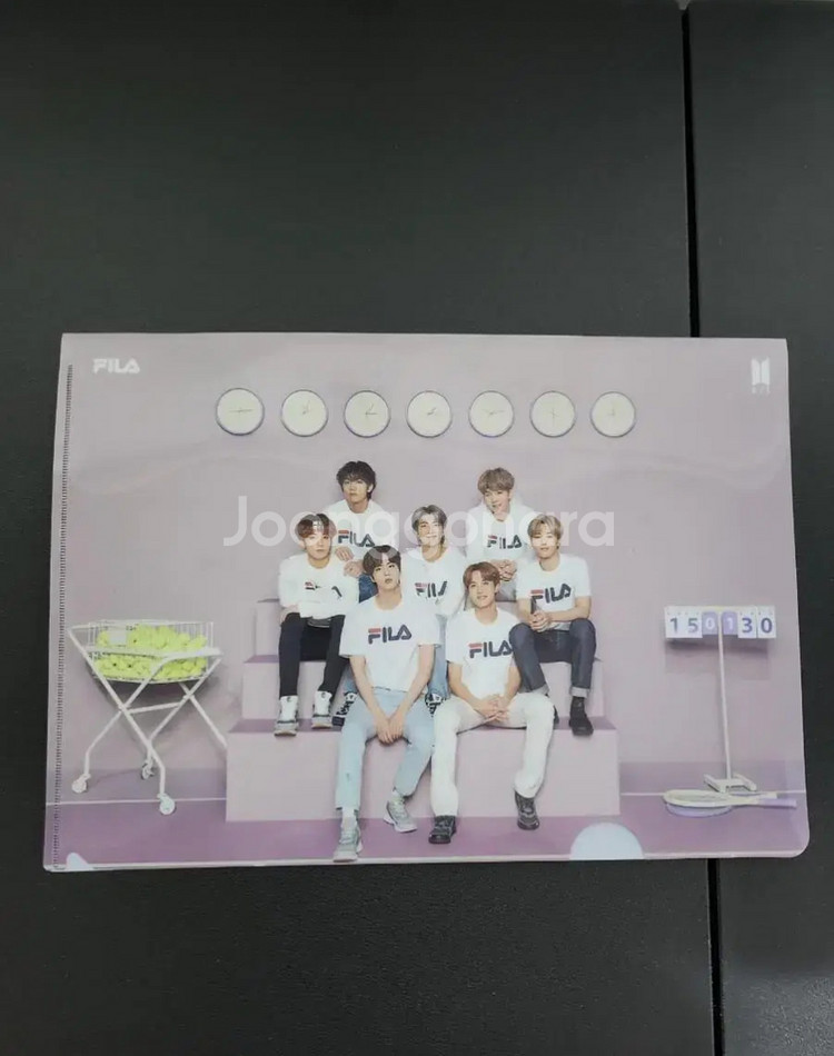 bts 휠라 파일 8종--1