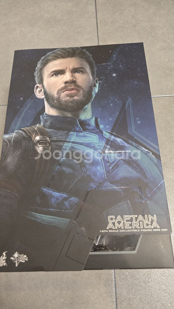 핫토이 인피니티워 캡틴 배틀데미지 커스텀--6