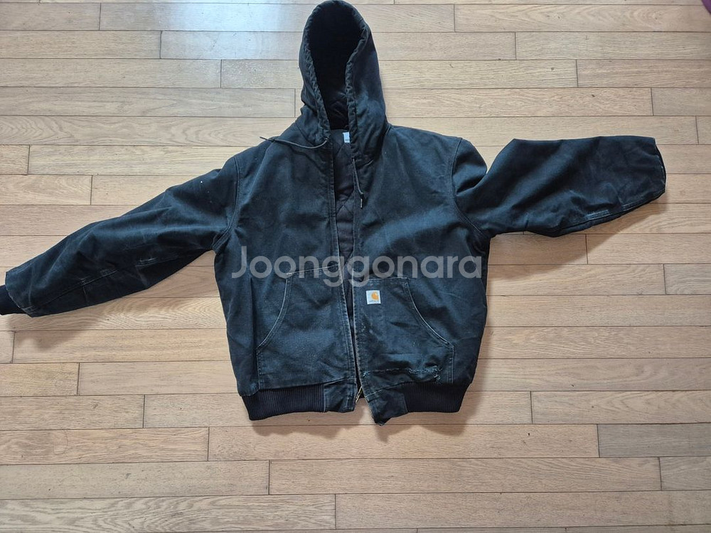 빈티지 칼하트 액티브자켓 블랙 L made in USA--2
