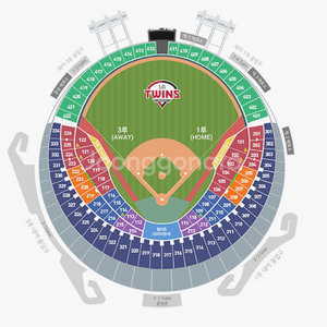 3/22 잠실 롯데 LG 개막전 3루 1석