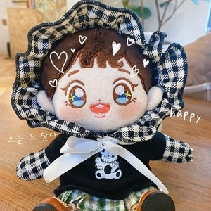 20cm 솜인형옷 퍼피와모룩 화이트