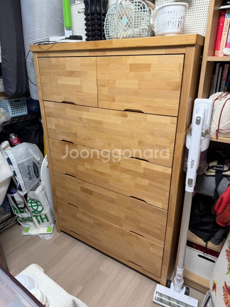 원목 서랍장--0