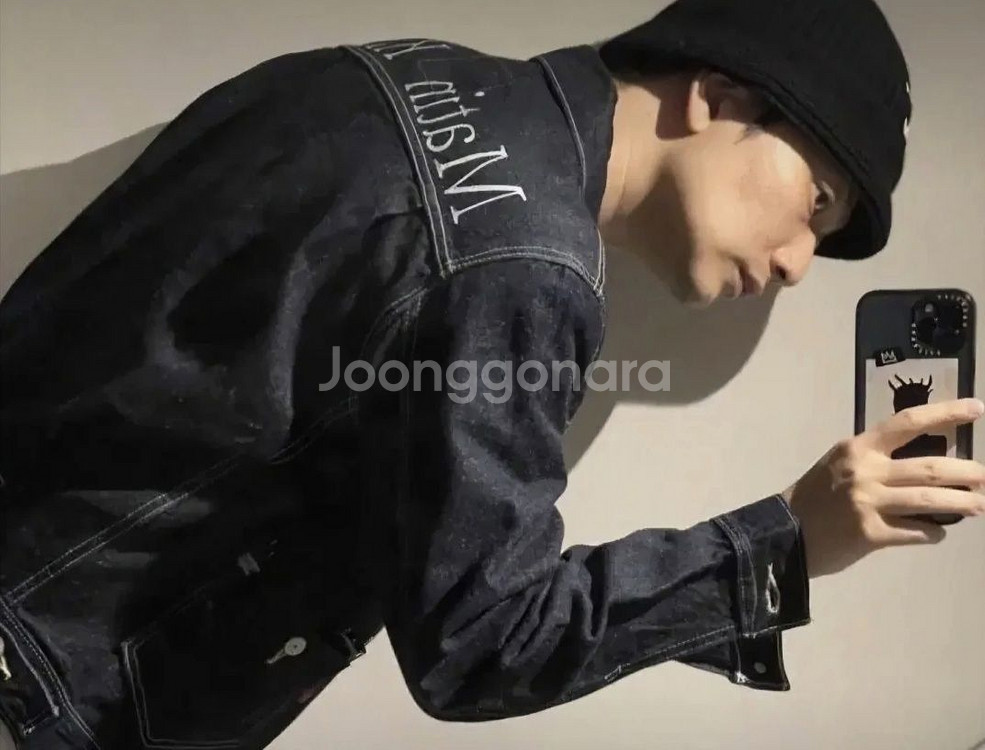 마뗑킴 리바이스 콜라보 청자켓 M--1