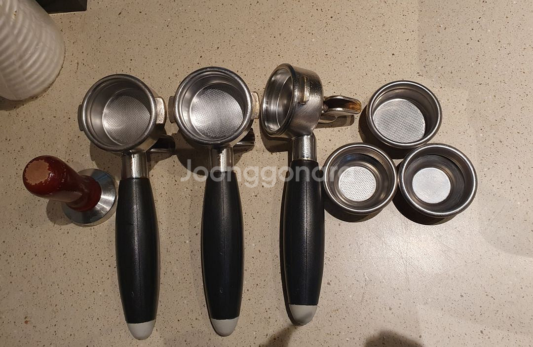 라스파지알레 54mm 포터필터 정품 풀세트 3개+3--0