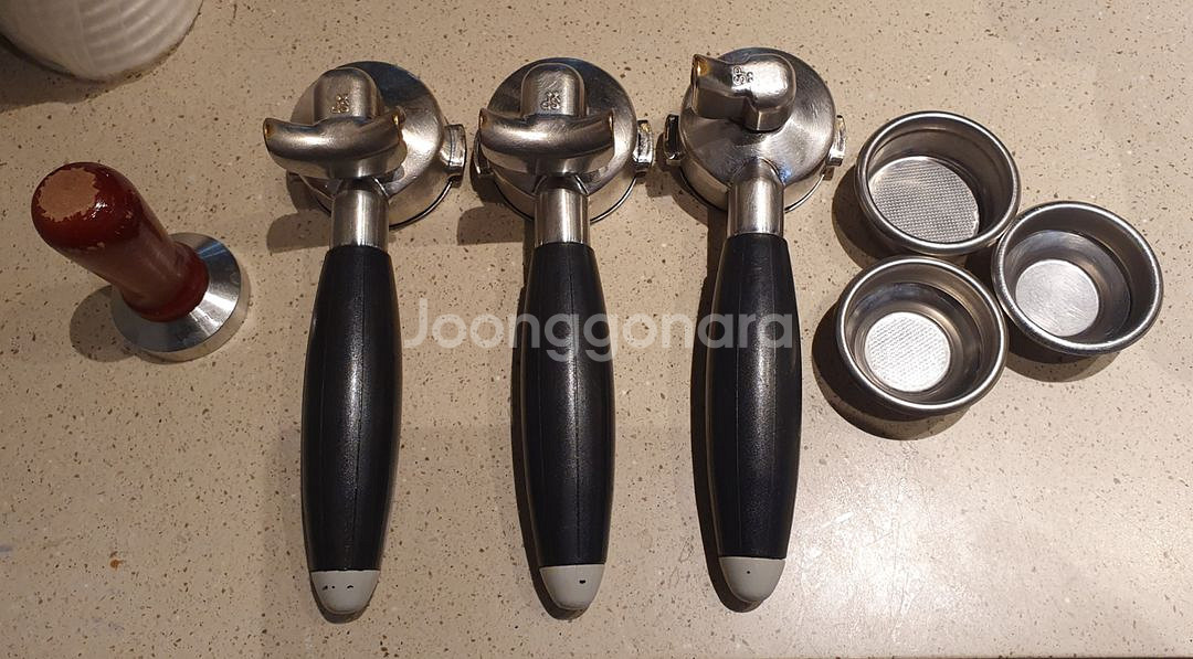 라스파지알레 54mm 포터필터 정품 풀세트 3개+3--1