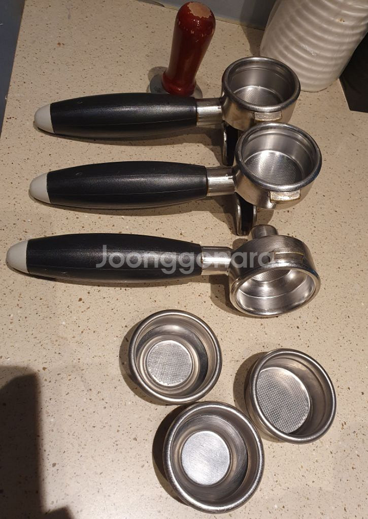 라스파지알레 54mm 포터필터 정품 풀세트 3개+3--2