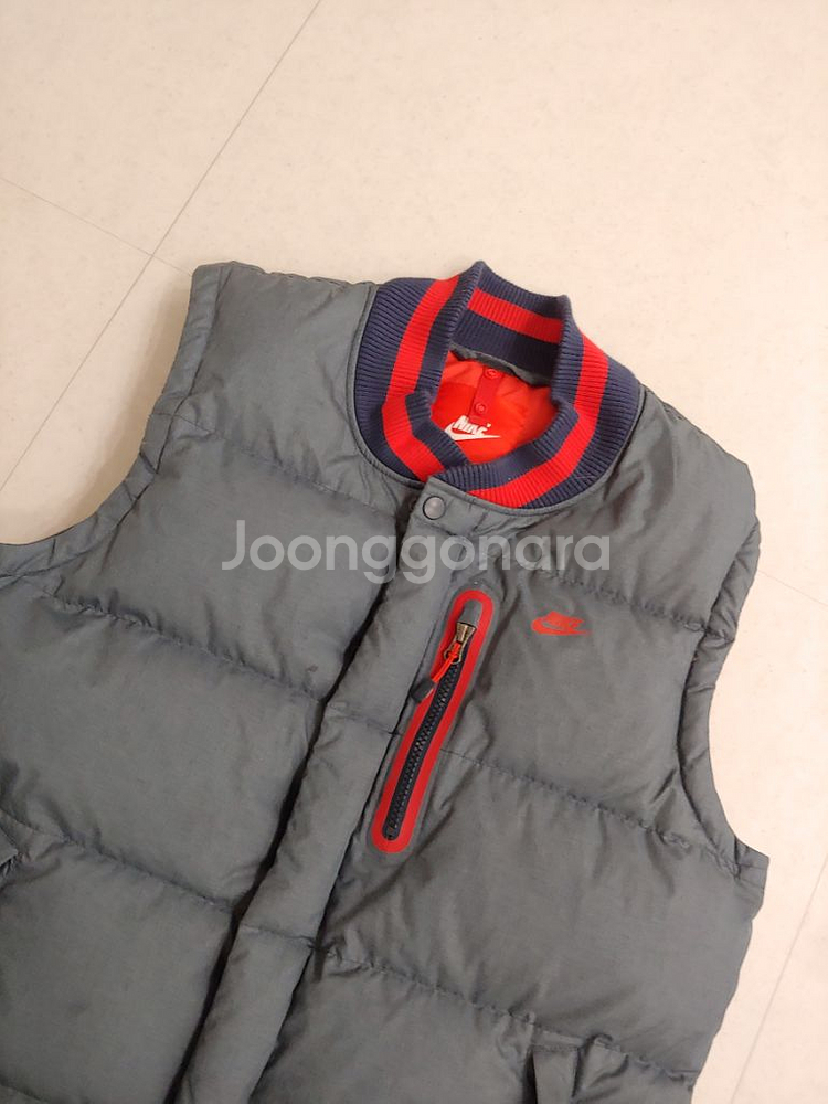 나이키 구스 패딩 조끼--2