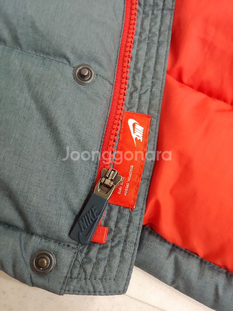 나이키 구스 패딩 조끼--5