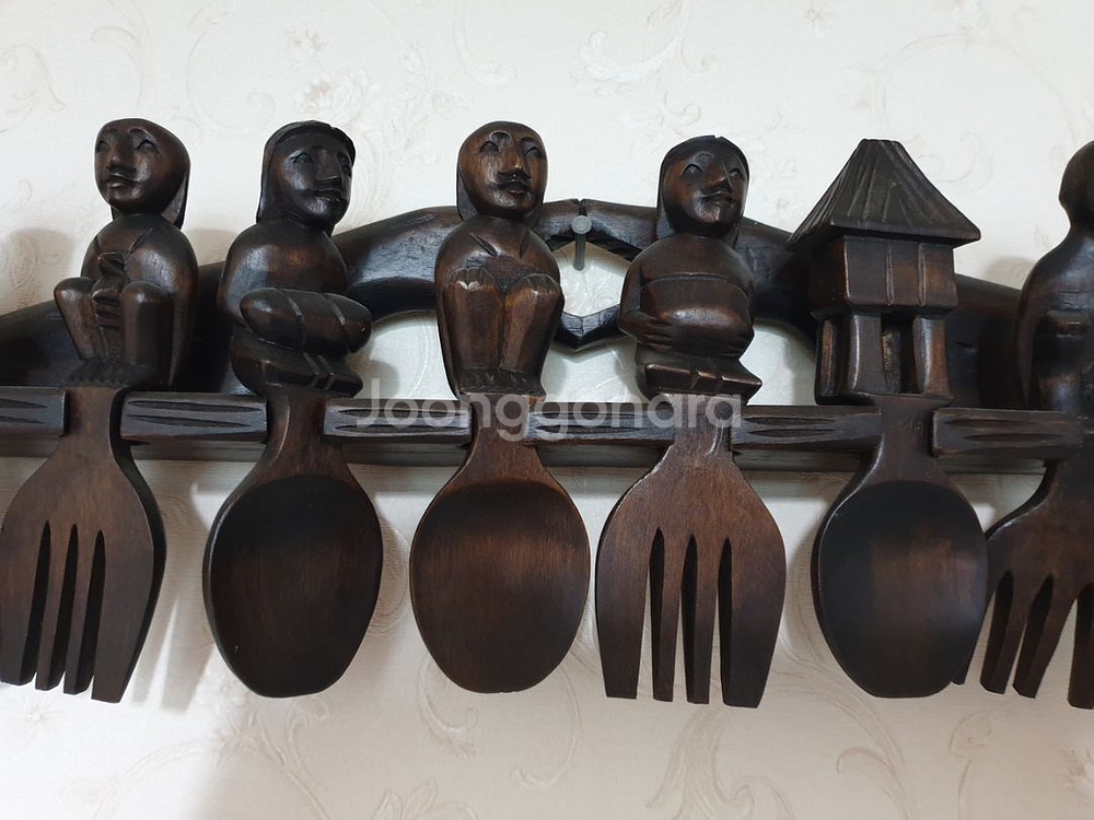 나무 벽걸이 장식--1