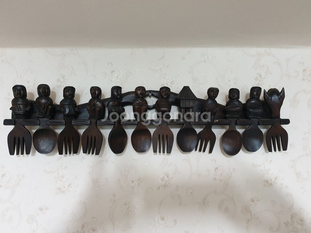 나무 벽걸이 장식--0