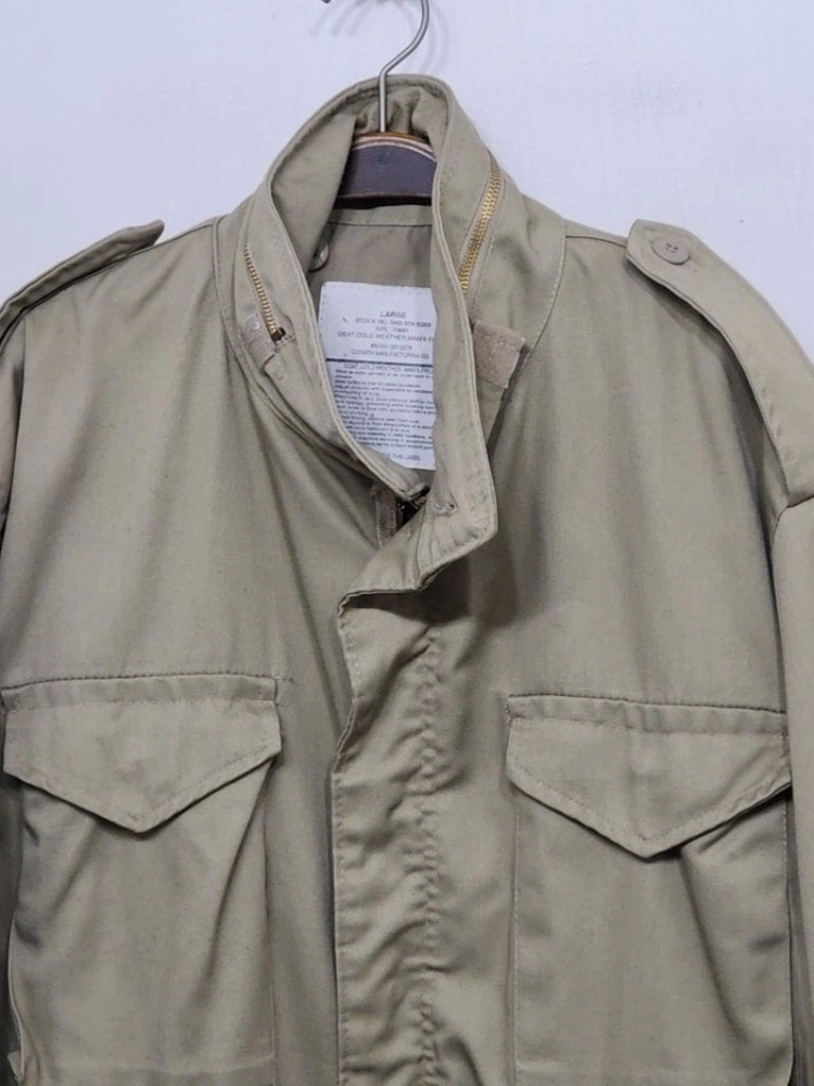 (XL) 코린스 M65 야상점퍼 베이지 밀리터리 자켓 이미지