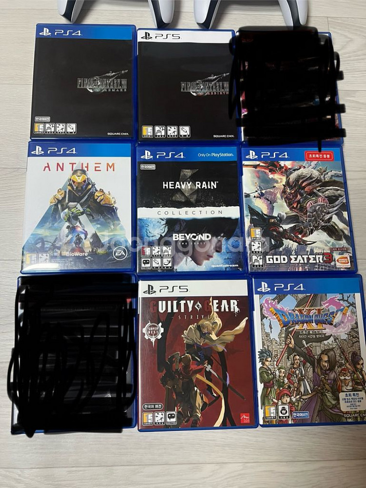 PS5 슬림 디스크+듀얼센스2개+게임7개(+2개서비스)--2