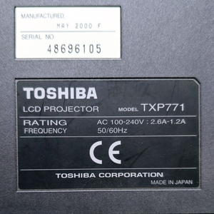 TOSHIBA LCD PROJECTOR