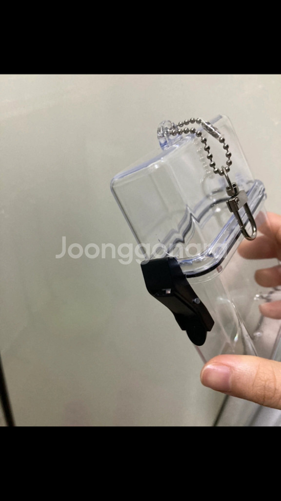포카케이스 방수 아크릴 목걸이 투명 보관함 수납함--2